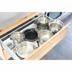 Budget ❤️ Bain Marie Mutine Ø 20 cm Manche Amovible Inox Cristel 🎁 -Emile Henry Magasin bain marie mutine o 20 cm manche amovible inox cristel 2