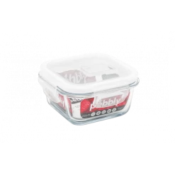 Tout neuf 😀 Boîte de Conservation en Verre Carré 320 ml Pebbly 🎁