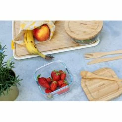 Top 10 👏 Boîte de Conservation en Verre et Bambou Carré 520 ml Pebbly ❤️ -Emile Henry Magasin boite de conservation en verre et bambou carre 520 ml pebbly 1