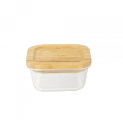 Top 10 👏 Boîte de Conservation en Verre et Bambou Carré 520 ml Pebbly ❤️