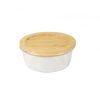 Meilleur prix 🧨 Boîte de Conservation en Verre et Bambou Rond 620 ml Pebbly 🧨 -Emile Henry Magasin boite de conservation en verre et bambou rond 620 ml pebbly