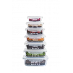 Emile Henry Magasin -Emile Henry Magasin boite de conservation en verre rectangle 225 l pebbly 1