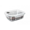 Vente flash ⌛ Boîte de Conservation en Verre Rectangle 2,25 L Pebbly ???? -Emile Henry Magasin boite de conservation en verre rectangle 225 l pebbly