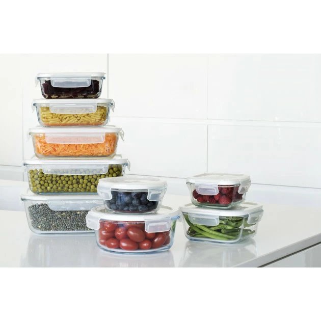 Vente flash ⌛ Boîte de Conservation en Verre Rectangle 2,25 L Pebbly 😀 8 Vente flash ⌛ Boîte de Conservation en Verre Rectangle 2,25 L Pebbly 😀 – Image 6