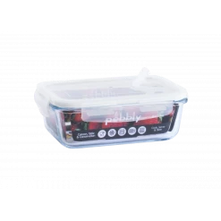 Coupon ✔️ Boîte de Conservation en Verre Rectangle 850 ml Pebbly 🎁