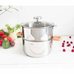 Top 10 🧨 Casserole et Cuit Vapeur Inox Ø 24 cm Anses Hêtre Biome Cristel 🔔