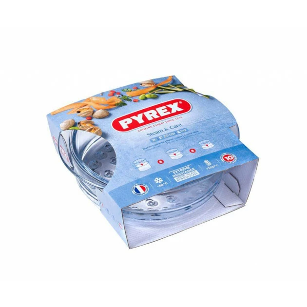 Cuit Vapeur en Verre 20 cm 2 L Classic Pyrex Remise ???? Cuit Vapeur en Verre 20 cm 2 L Classic Pyrex ???? -Emile Henry Magasin cuit vapeur en verre 20 cm 2 l classic pyrex 1