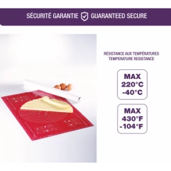 De gros 🎁 Feuille à Pâtisserie 62 x 40 cm Mastrad ✔️ -Emile Henry Magasin feuille a patisserie 62 x 40 cm mastrad 1