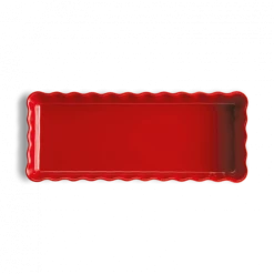 Promo 😀 Moule à Tarte Rectangulaire en Céramique 15 x 36 cm Grand Cru Emile Henry 💯 -Emile Henry Magasin moule a tarte rectangulaire 15 x 36 cm grand cru emile henry 1