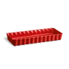 Promo 😀 Moule à Tarte Rectangulaire en Céramique 15 x 36 cm Grand Cru Emile Henry 💯