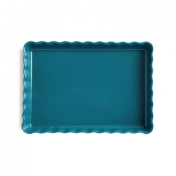 Grosses soldes ???? Moule à Tarte Rectangulaire en Céramique 33,5 x 24 cm Calanque Emile Henry ❤️ -Emile Henry Magasin moule a tarte rectangulaire en ceramique 335 x 22 cm calanque emile henry 2