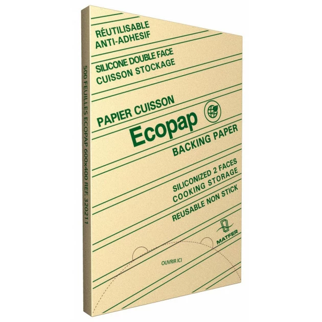 Papier Cuisson Ecopap 53 x 32,5 cm Matfer Vente flash ⌛ Papier Cuisson Ecopap 53 x 32,5 cm Matfer ⌛ -Emile Henry Magasin papier cuisson ecopap 53 x 325 cm matfer