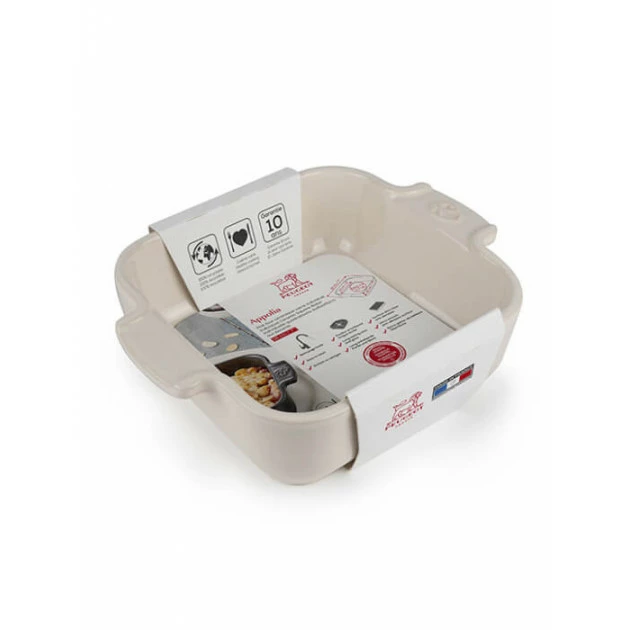 Plat à Four Carré en Céramique Appolia 18 cm Ecru Peugeot Promo ???? Plat à Four Carré en Céramique Appolia 18 cm Ecru Peugeot ???? -Emile Henry Magasin plat a four carre en ceramique appolia 18 cm ecru peugeot 1