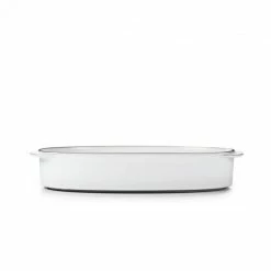 Vente flash ❤️ Plat Oblong Blanc Cumulus 34 x 25 cm Caractère Culinaire Revol ❤️ -Emile Henry Magasin plat oblong blanc cumulus 34 x 25 cm caractere culinaire revol 2