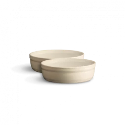 Meilleure vente 🎁 Set de 2 Ramequins à Crème Brûlée en Céramique Ø 12 cm Argile Emile Henry ⌛